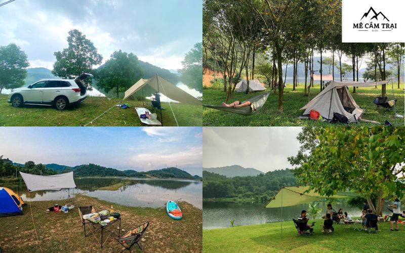 Chòm Núi Camping là địa điểm cắm trại đầy đủ tiện nghi gần Hà Nội