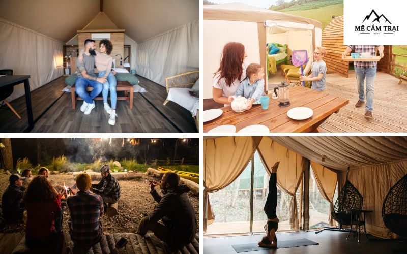 Đa dạng đối tượng thích xu hướng cắm trại Glamping