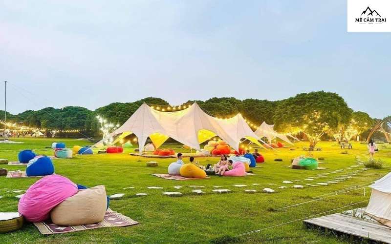 Địa điểm glamping tại miền Bắc - Khu sinh thái Vườn Nhãn Long Biên, Hà Nội