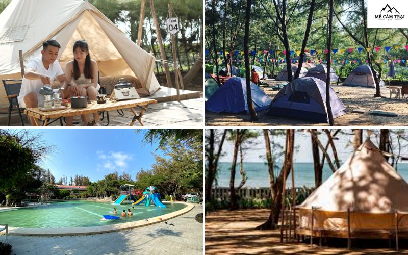 Toàn cảnh khu cắm trại sang trọng Pi Glamping