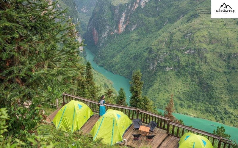 Cắm trại ven sông Nho Quế - Điểm camping view cực chill