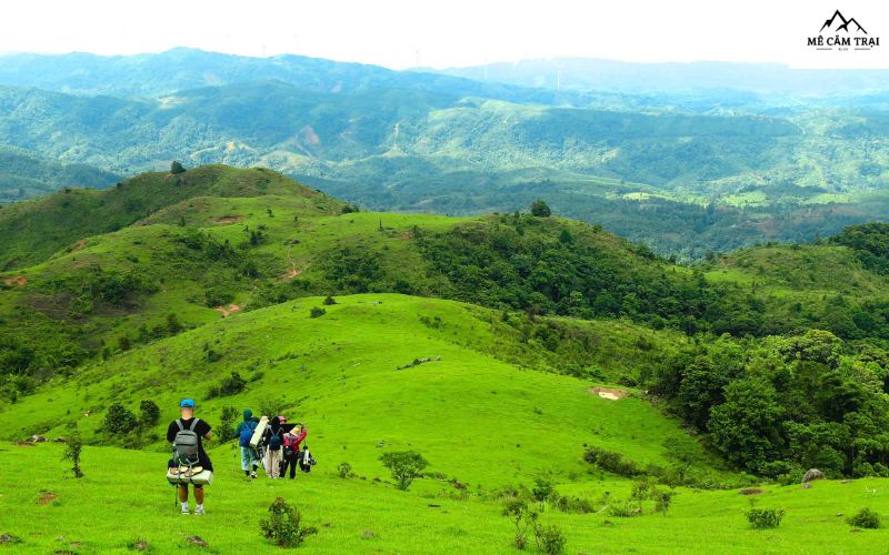 Trekking lên đồi cỏ Xa Reng Quảng Trị