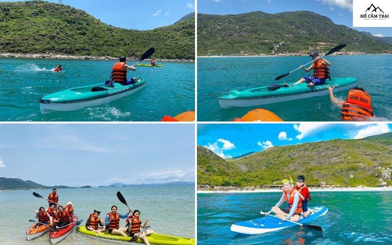 Chèo SUP, Kayak là trải nghiệm đáng nhớ tại KDL Gành Nhảy 