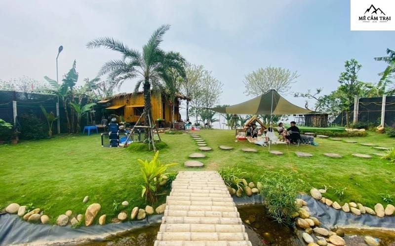 Địa điểm cắm trại Long Biên chưa bao giờ đáng nhớ đến thế tại vườn Glamping TBS Riverside Garden