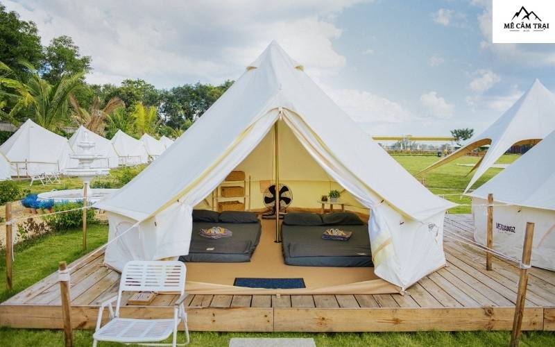 Vietgangz Glamping Club là địa điểm cắm trại Long Biên cho những ai yêu thích sự mới mẻ