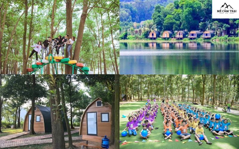 Khu vực ven hồ Hàm Rồng – Trải nghiệm Lakeside camping Sóc Sơn thú vị