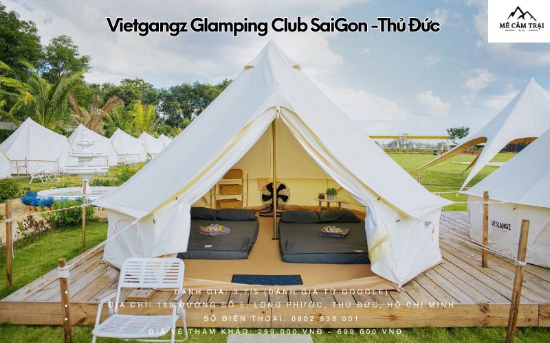 Địa điểm glamping gần sài gòn - Vietgangz Glamping Club SaiGon