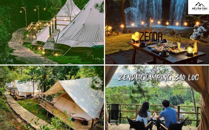 Toàn cảnh khu Zenda Glamping - Bảo Lộc 