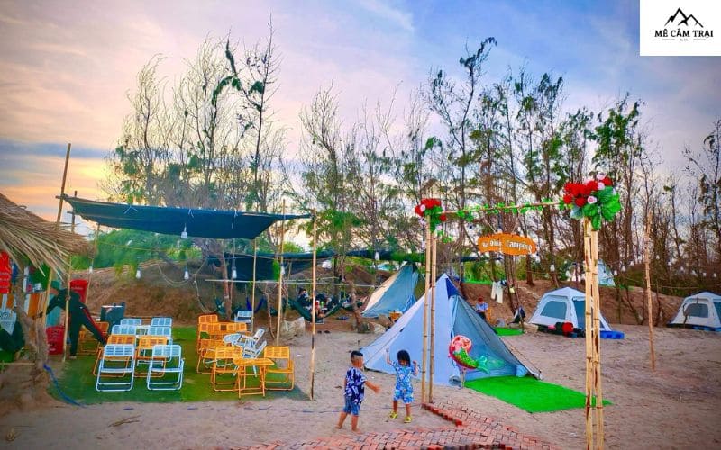 Camping biển Ba Động