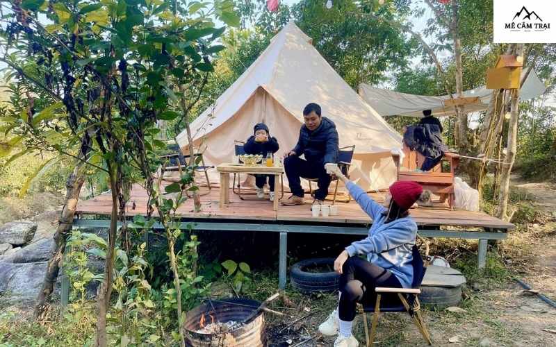 Thác Ngao Glamping – nơi bình yên và năng lượng tươi mới giao hòa