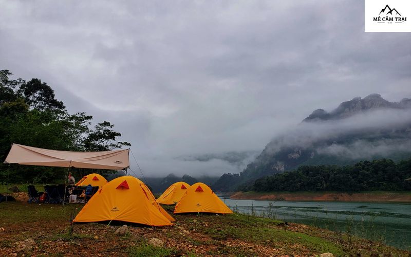 Hồ Khởn – Điểm camping Tuyên Quang cực chill