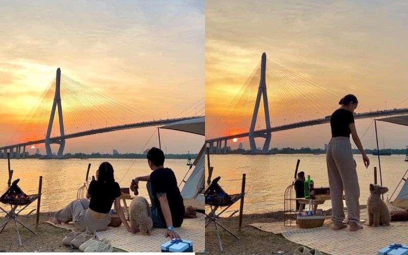 Picnic cầu Cần Thơ - thị xã Bình Minh