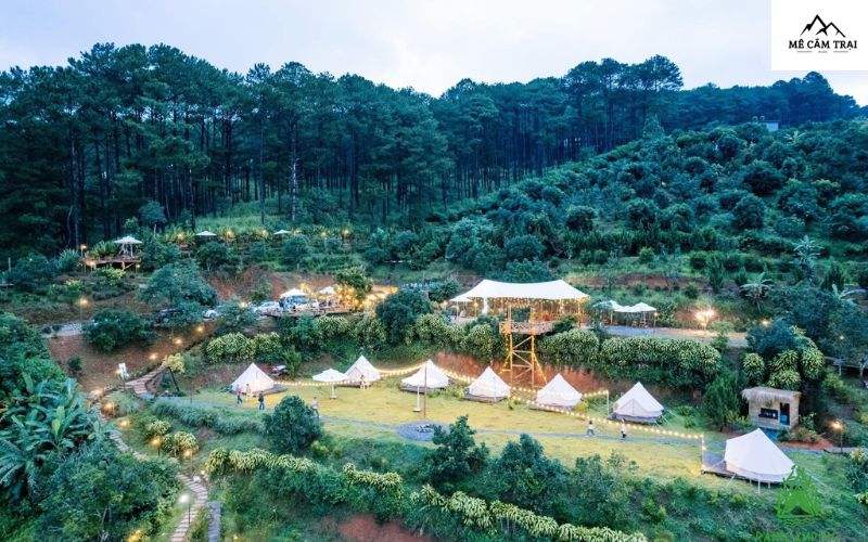 RainCamp & Coffee – Quán cafe camping Đà Lạt view thung lũng thơ mộng