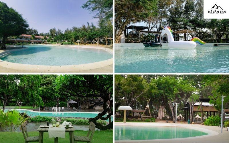 Thỏa sức vui chơi tại công viên nước tại Glamping Pi