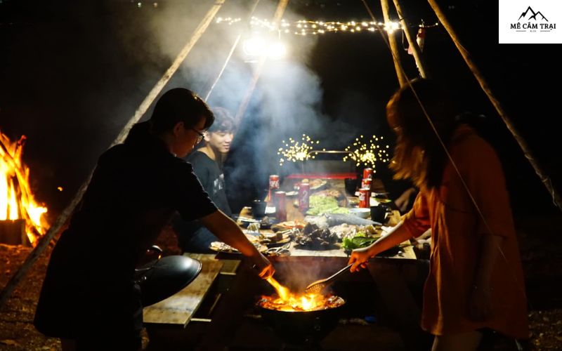 Tổ chức tiệc nướng BBQ tại Glamping BOHO