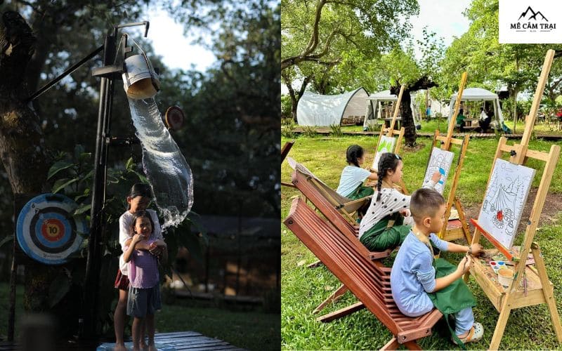 Các hoạt động vui chơi dành cho trẻ em tại Tropical EGlamping