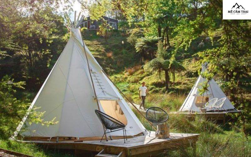 Review lều camping Mông Cổ - Lều Teepee