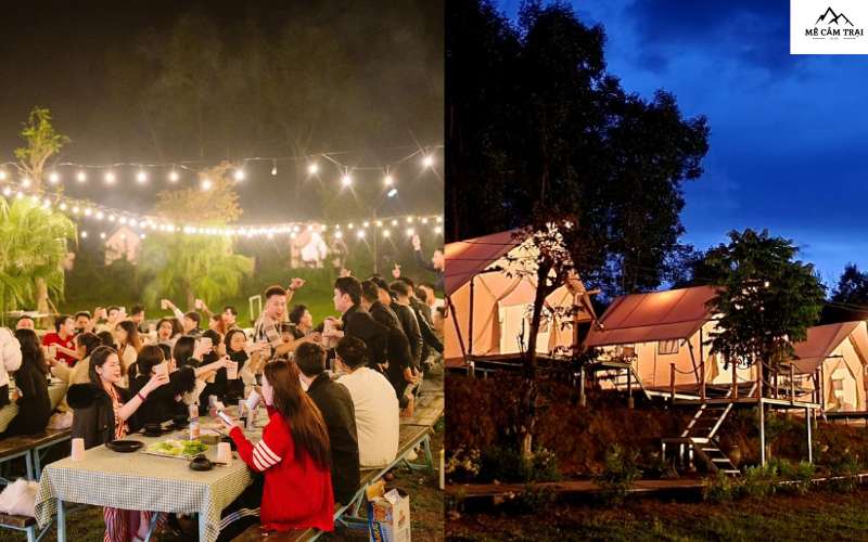 Giá các dịch vụ cắm trại đêm tại Bana Rita Farm Glamping 