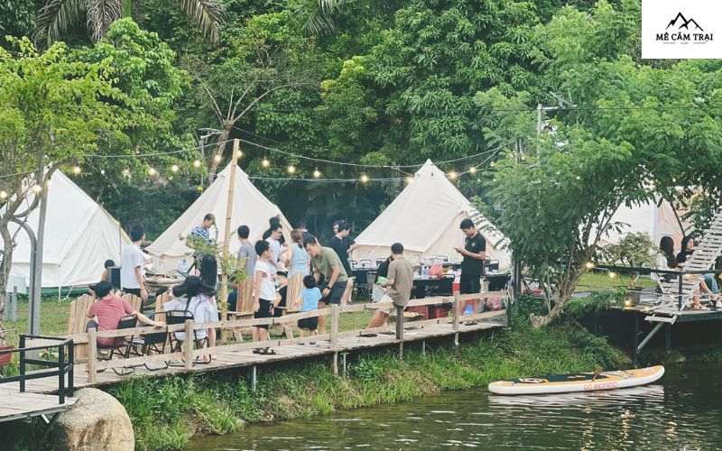 Đắm chìm trong khung cảnh thiên nhiên hoang sơ tại Lái Thiêu Glamping