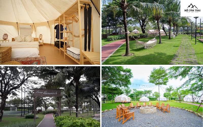 The Hammock Glamping tại Swan Bay Đồng Nai cung cấp đầy đủ dịch vụ tiện nghi