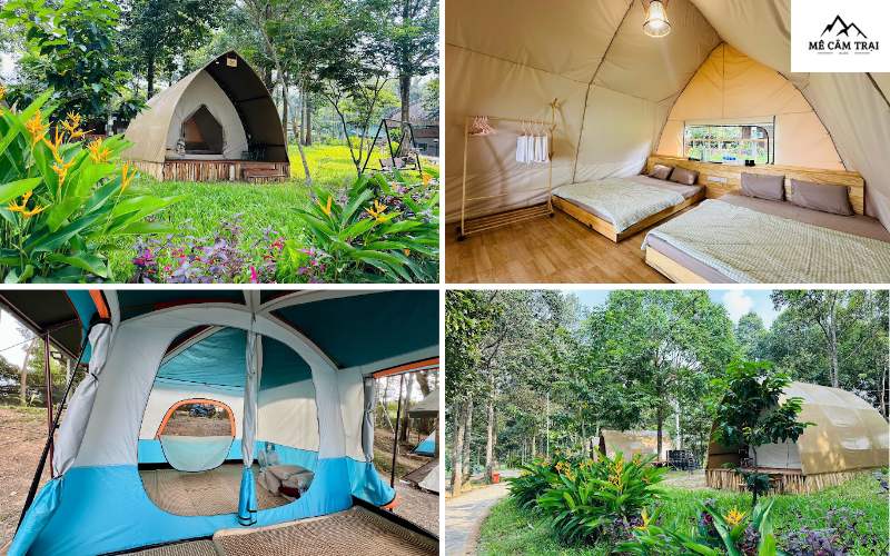 Wow Glamping Đồng Nai là nơi kết hợp giữa không gian thoáng đãng và thiên nhiên hoang sơ