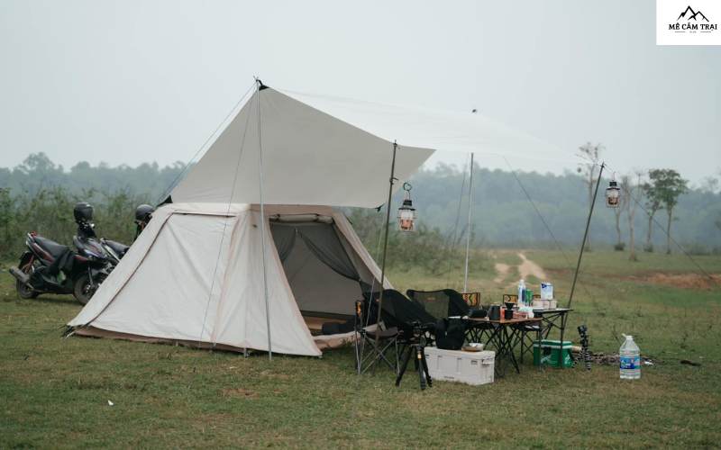 Chill Camp địa điểm ở Hà Nội cho thuê đa dạng các loại lều trại